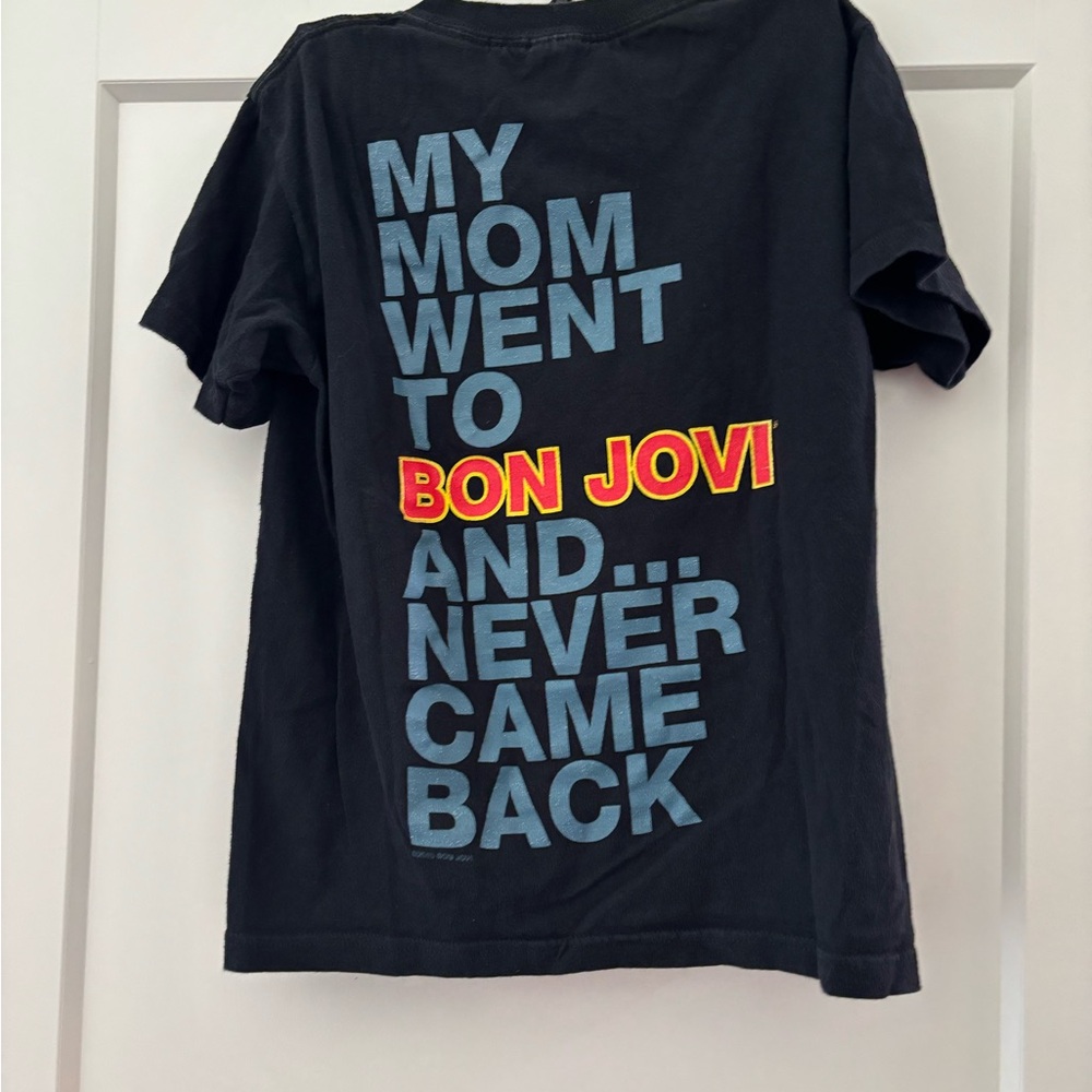 Official  Black Bon Jovi Tour Kids Tee